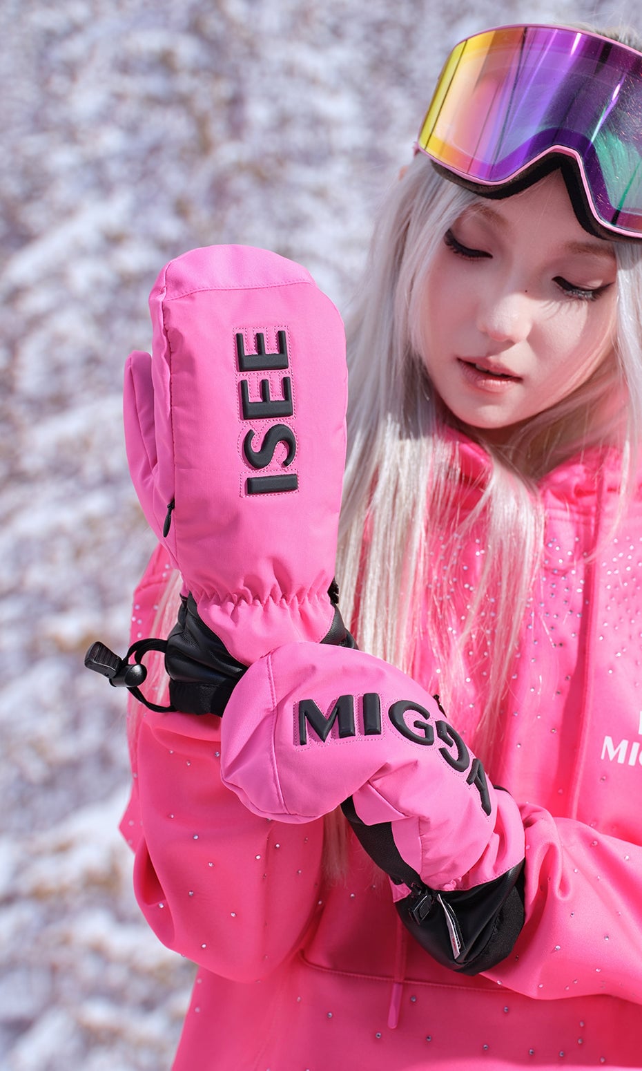 3D Logo 滑雪手套（3/6）