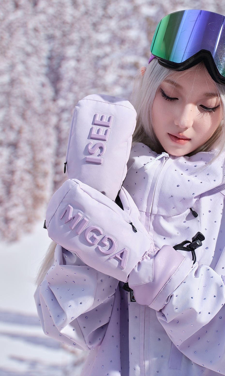 3D Logo 滑雪手套（4/6）
