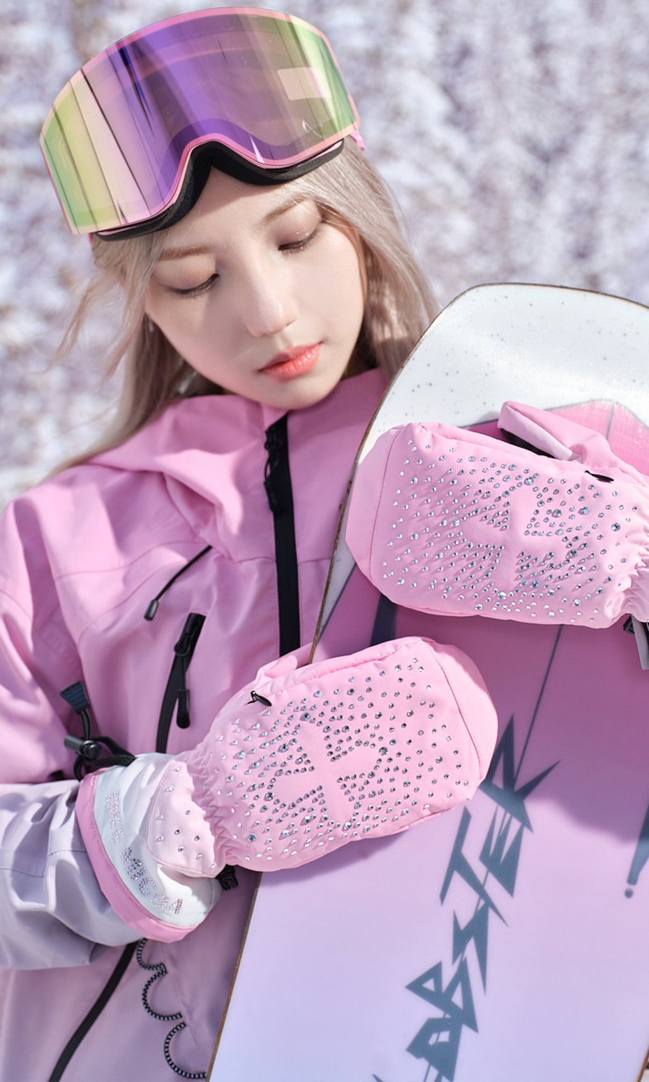十字满钻滑雪手套（4/17）