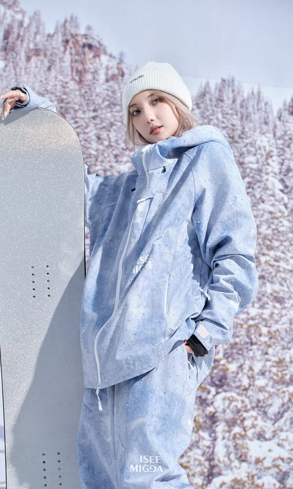 钻石牛仔滑雪套装