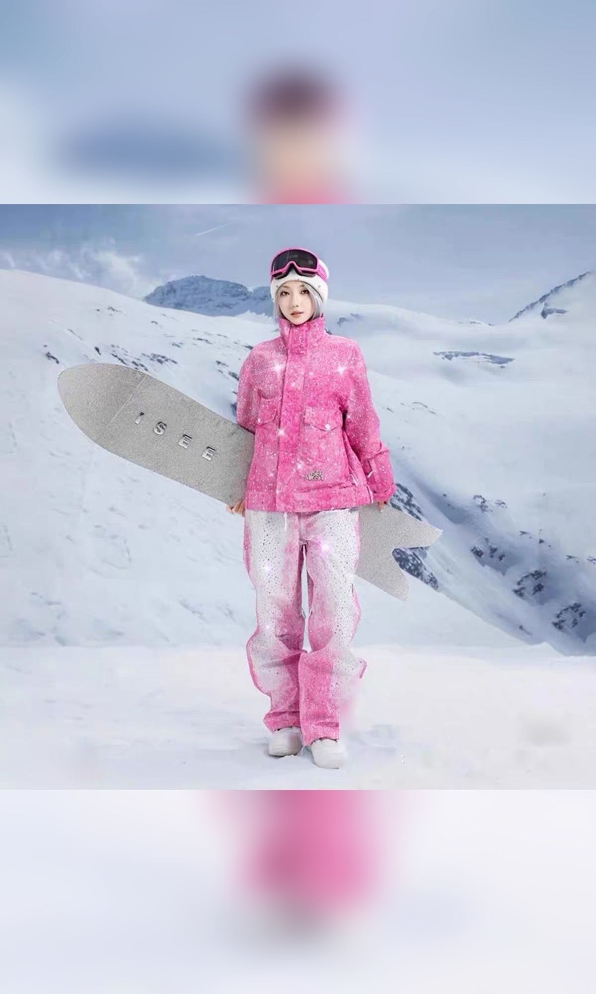 绯色山泉满钻牛仔滑雪套装（4/7）